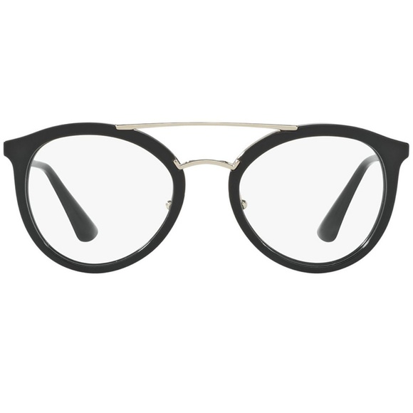Prada Eyeglasses Black w/Demo Customisable Lens - Picture 2 of 5